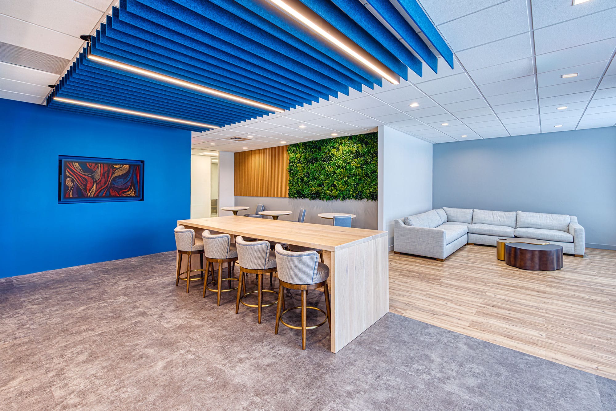 Collet Office interior designed by Ossa Studio in Charlotte, NC