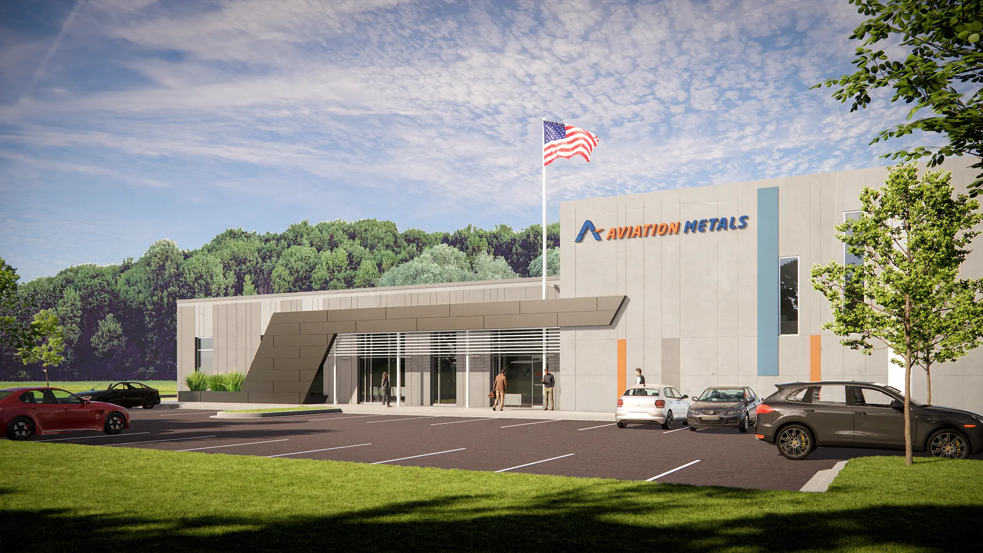 First in Flight, Industrial and Office project in Charlotte, NC by Ossa Studio