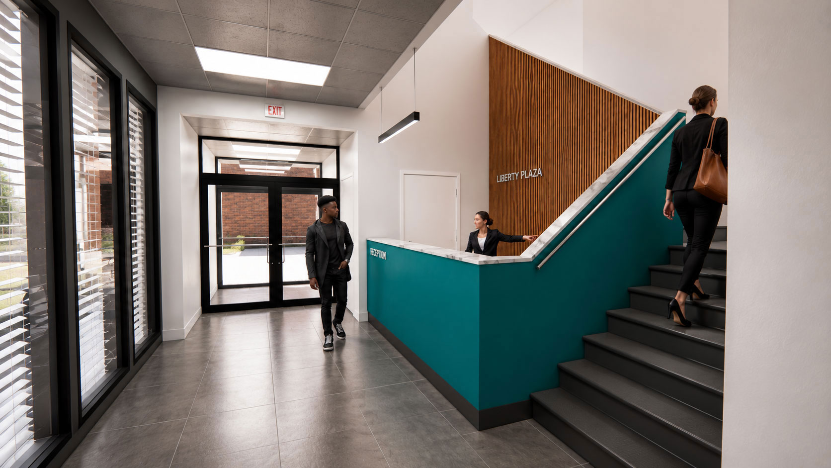 Liberty Plaza, Building Repositioning project in Winston-Salem, NC by Ossa Studio