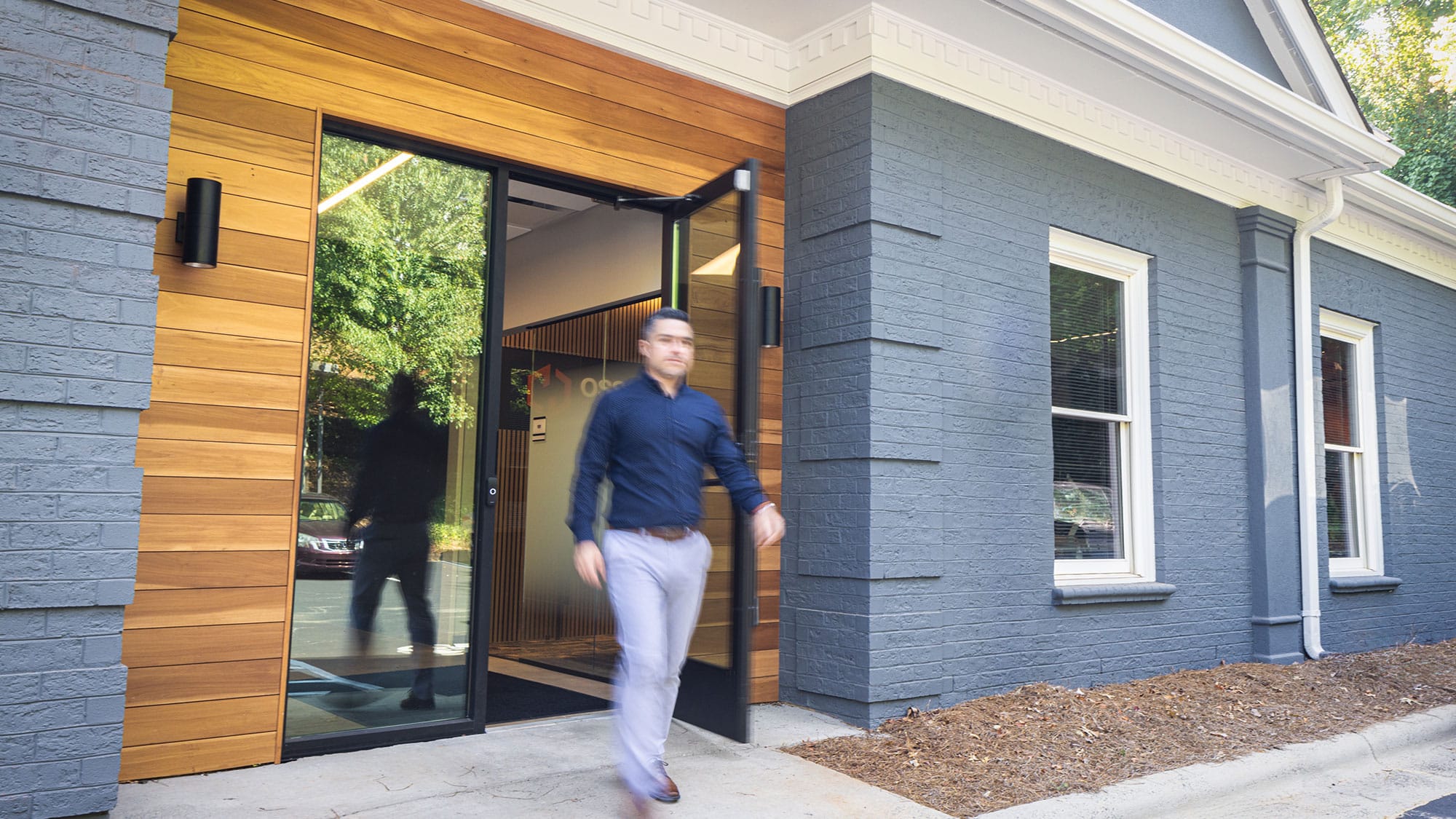 Hedgemore Flex, an adaptive reuse office in Charlotte, NC designed by Ossa Studio
