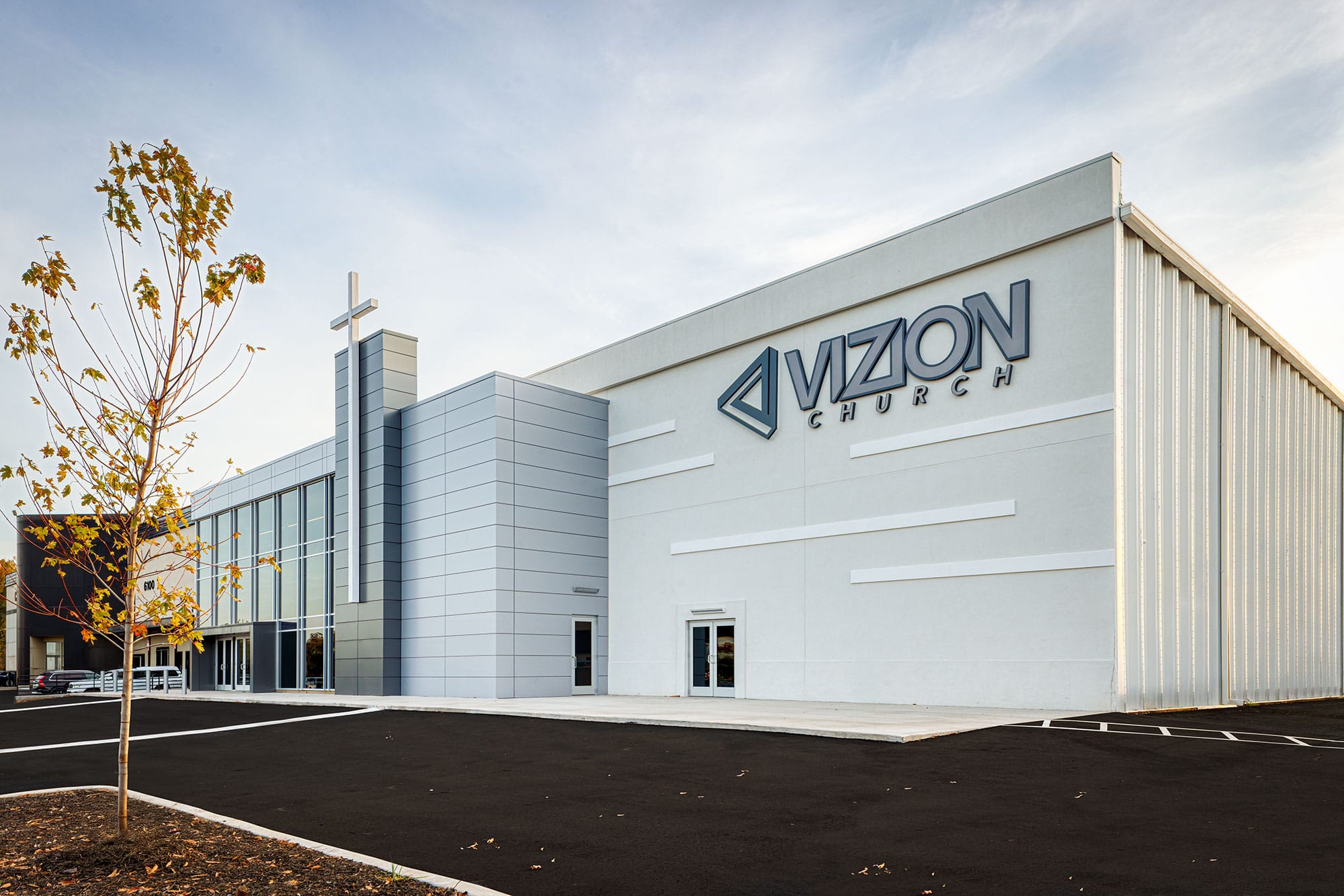 Vizion Church, Adaptive Reuse project in Charlotte, NC by Ossa Studio
